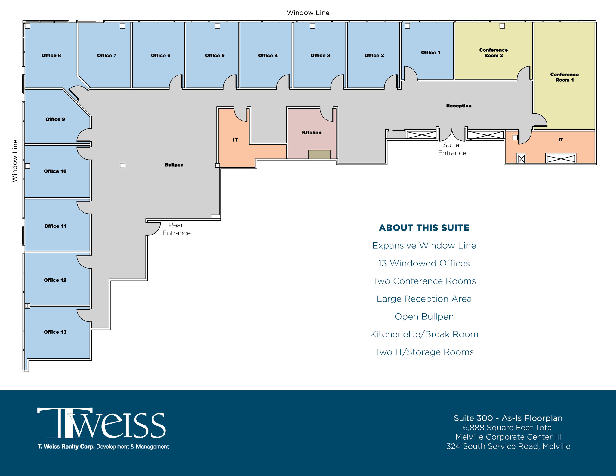 324 S Service Rd, Melville, NY à louer Plan d’étage– Image 1 sur 4