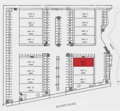 6904-6912 Roper Rd NW, Edmonton, AB à louer Plan d’étage– Image 2 sur 2