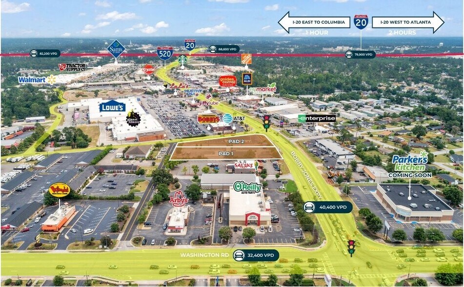 210 Bobby Jones Expy, Augusta, GA à louer - Photo de l’immeuble – Image 3 sur 21