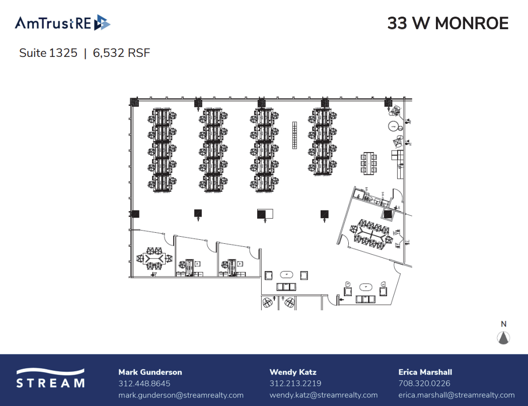 33 W Monroe St, Chicago, IL à louer Plan d’étage– Image 1 sur 1