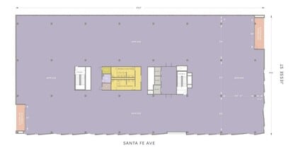 640 S Santa Fe Ave, Los Angeles, CA à louer Plan d’étage– Image 1 sur 1