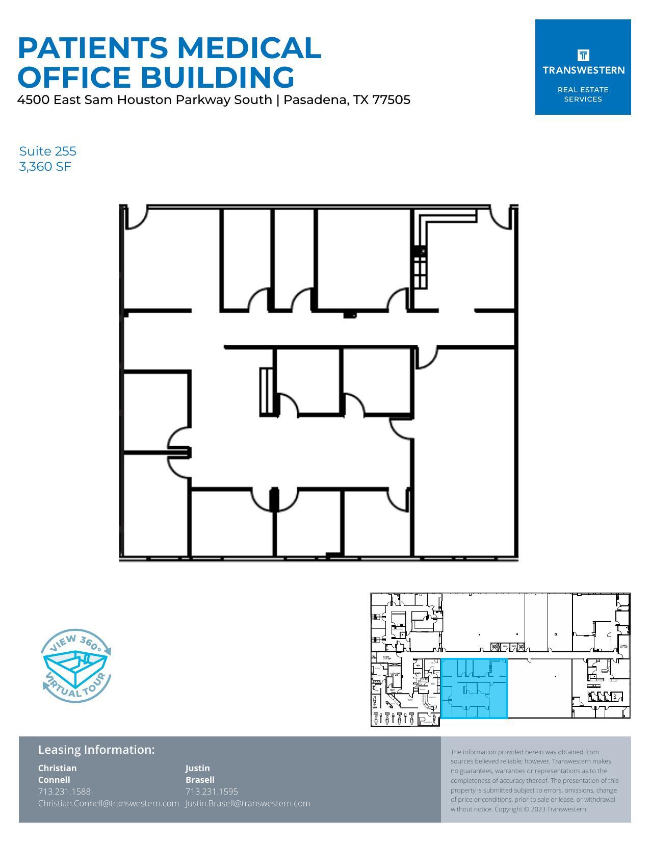 4500 E Sam Houston Pky S, Pasadena, TX à louer Plan d’étage– Image 1 sur 1