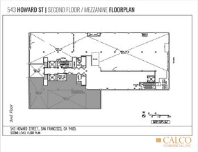 38-44 Tehama St, San Francisco, CA à louer Plan d’étage– Image 2 sur 2