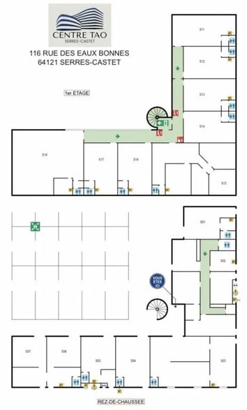 Bureau dans Serres-Castet à louer - Plan d’étage – Image 2 sur 4