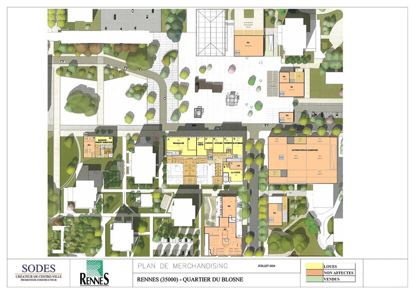 29 Boulevard De Yougoslavie, Rennes à louer - Plan de site – Image 3 sur 3