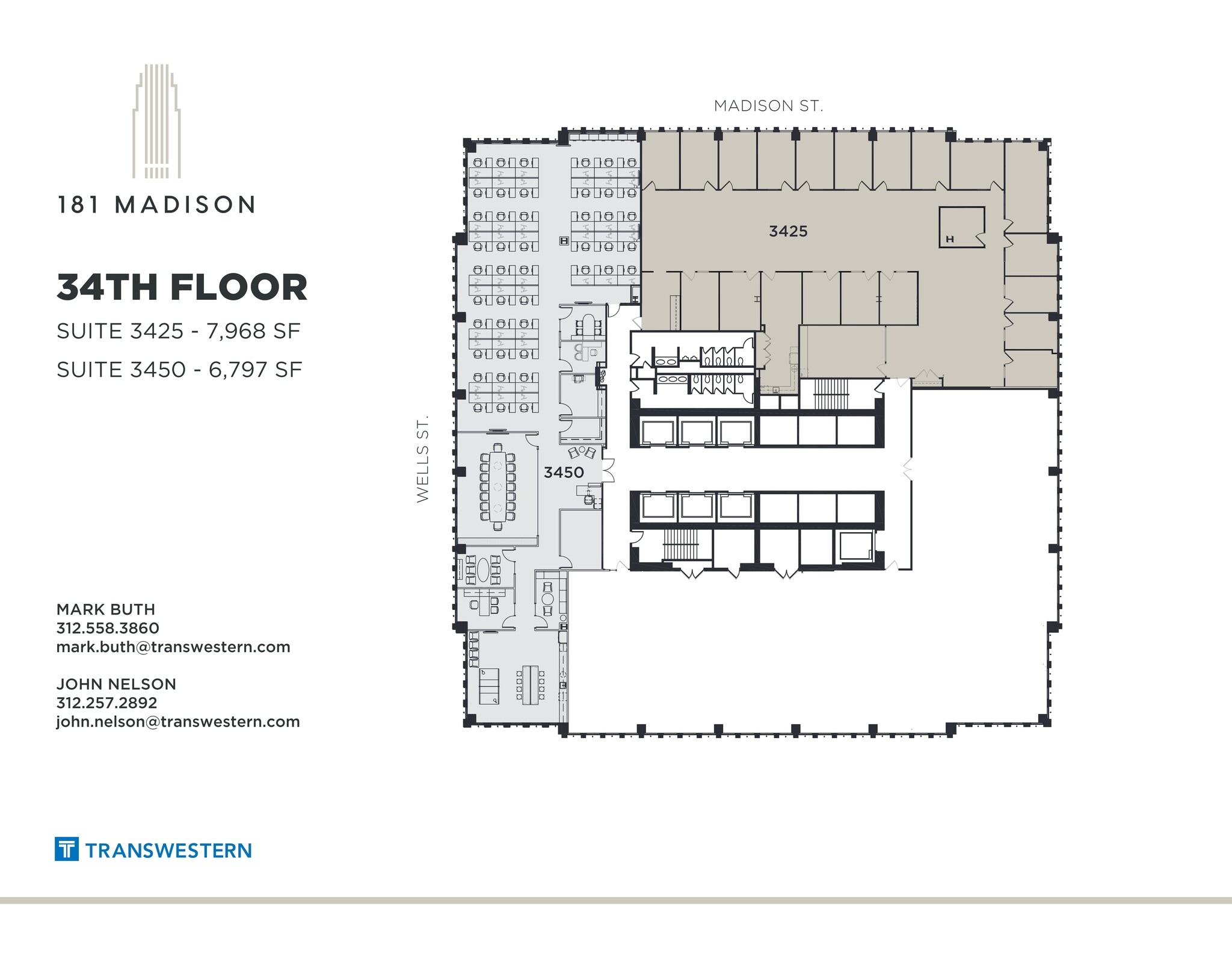 181 W Madison St, Chicago, IL à louer Plan de site– Image 1 sur 2