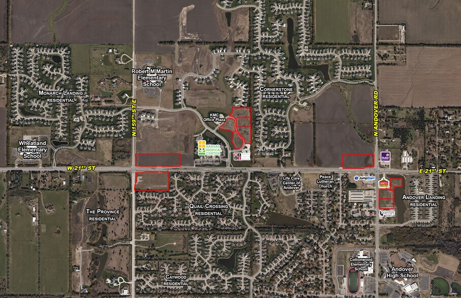 21st St & N 159th St E | W 21st St & N Andover rd, Andover, KS à vendre - Photo principale – Image 1 sur 6