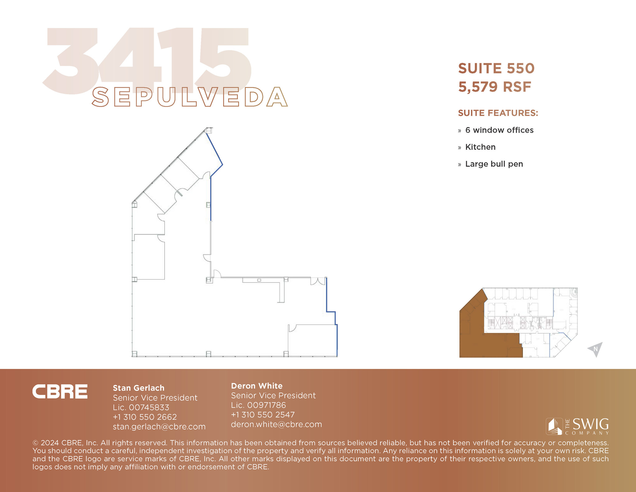 3415 S Sepulveda Blvd, Los Angeles, CA à louer Plan d’étage– Image 1 sur 1