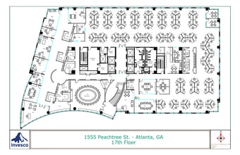 1555 Peachtree St, Atlanta, GA à louer Plan d’étage– Image 1 sur 1