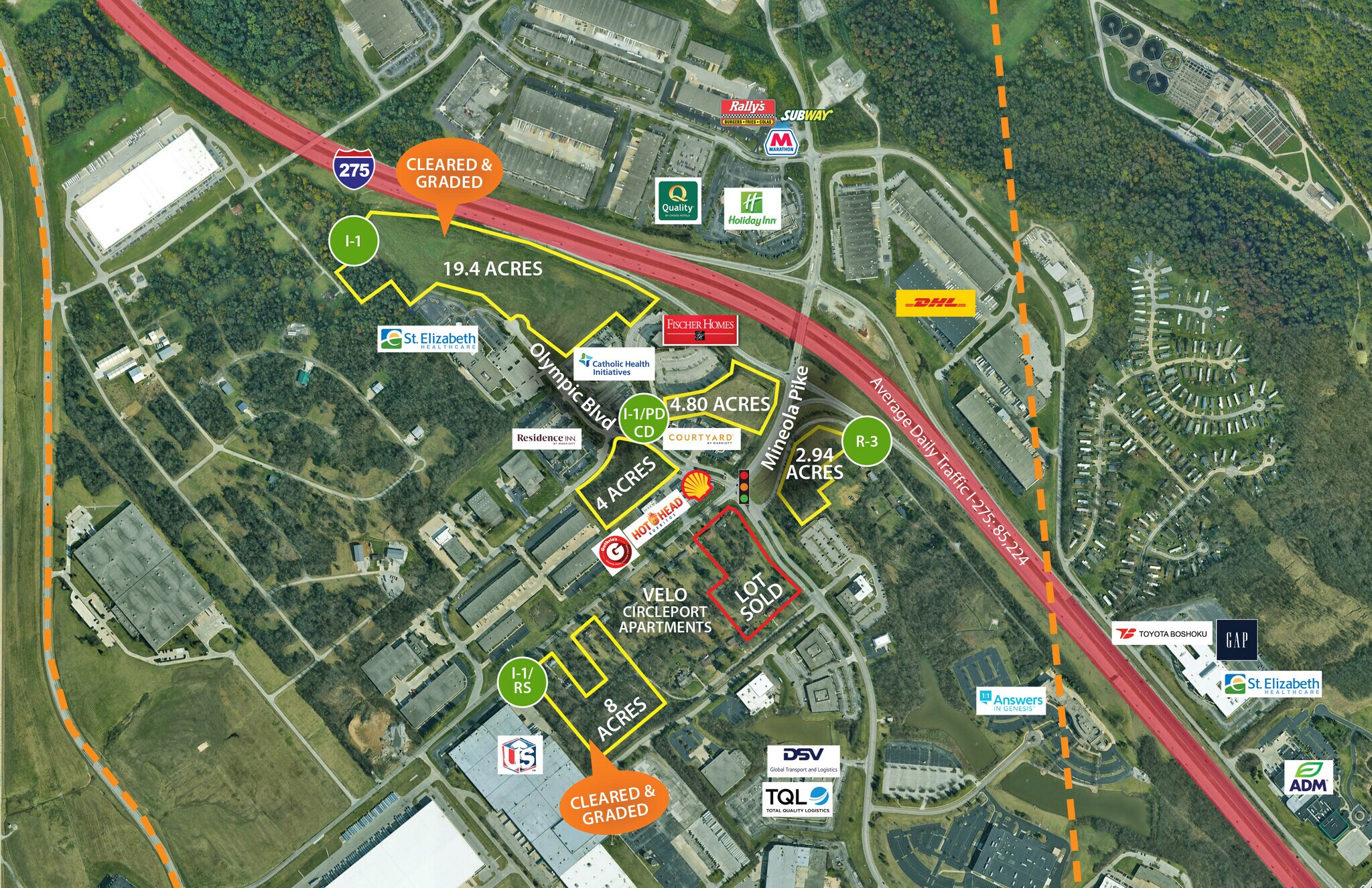 3960 Olympic Blvd, Erlanger, KY à vendre Plan de site– Image 1 sur 9