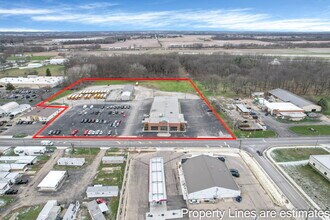 1246 N Main St, Urbana, OH - Vue aérienne vue de carte