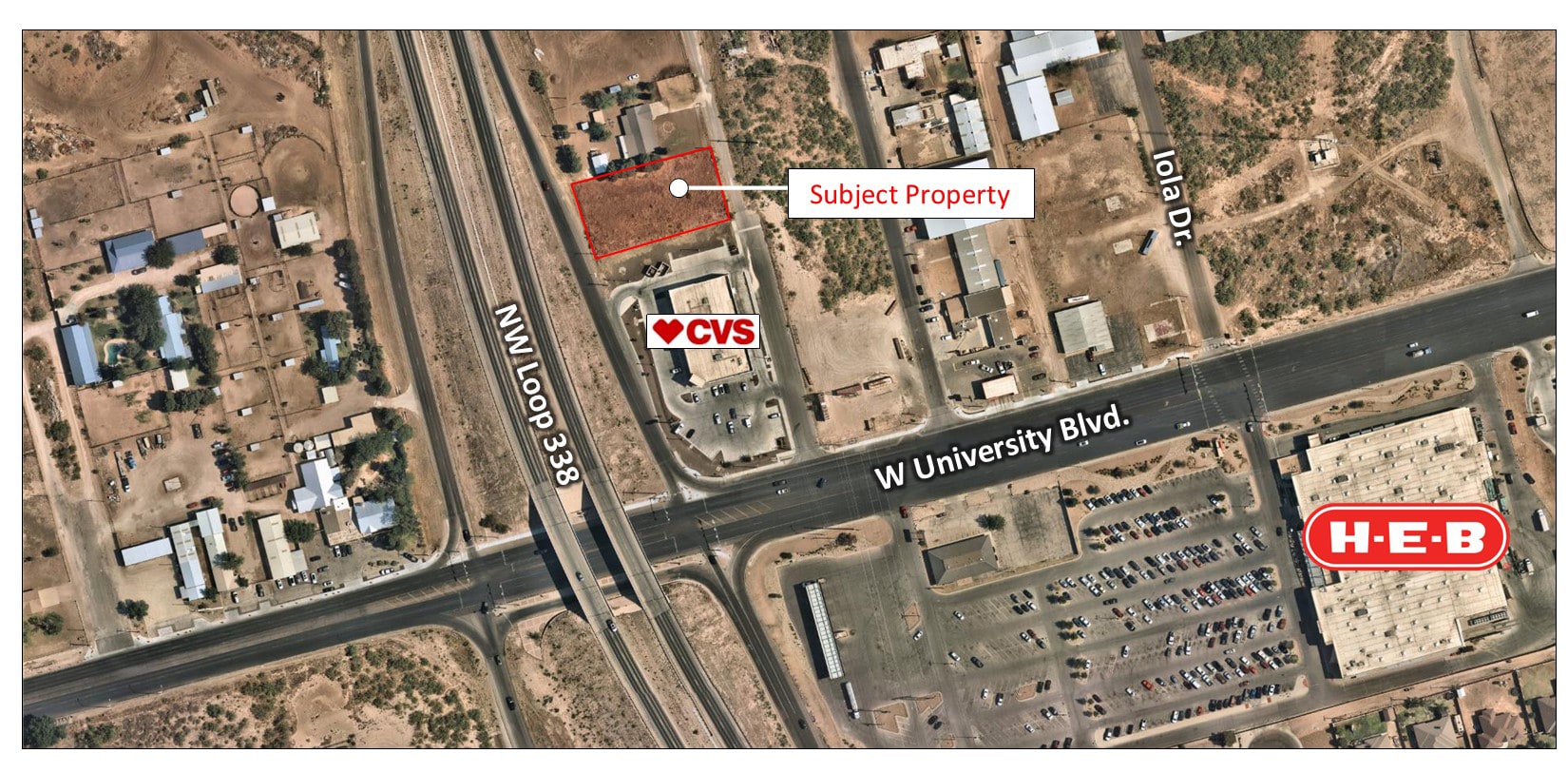 2707 Pacific, Odessa, TX à vendre Aérien– Image 1 sur 4