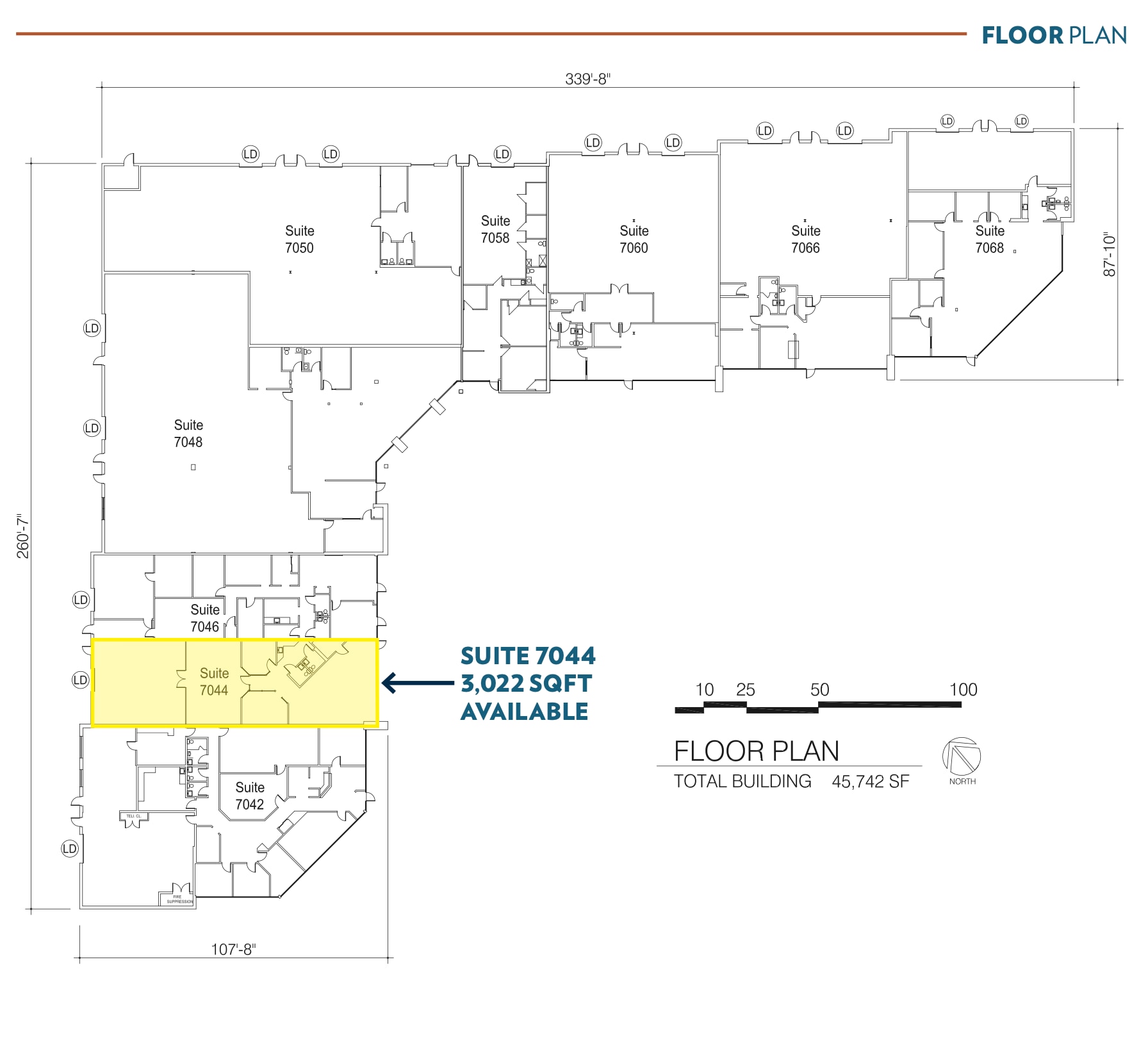 7042-7068 Fairfield Business Dr, Fairfield, OH à louer Plan d’étage– Image 1 sur 5