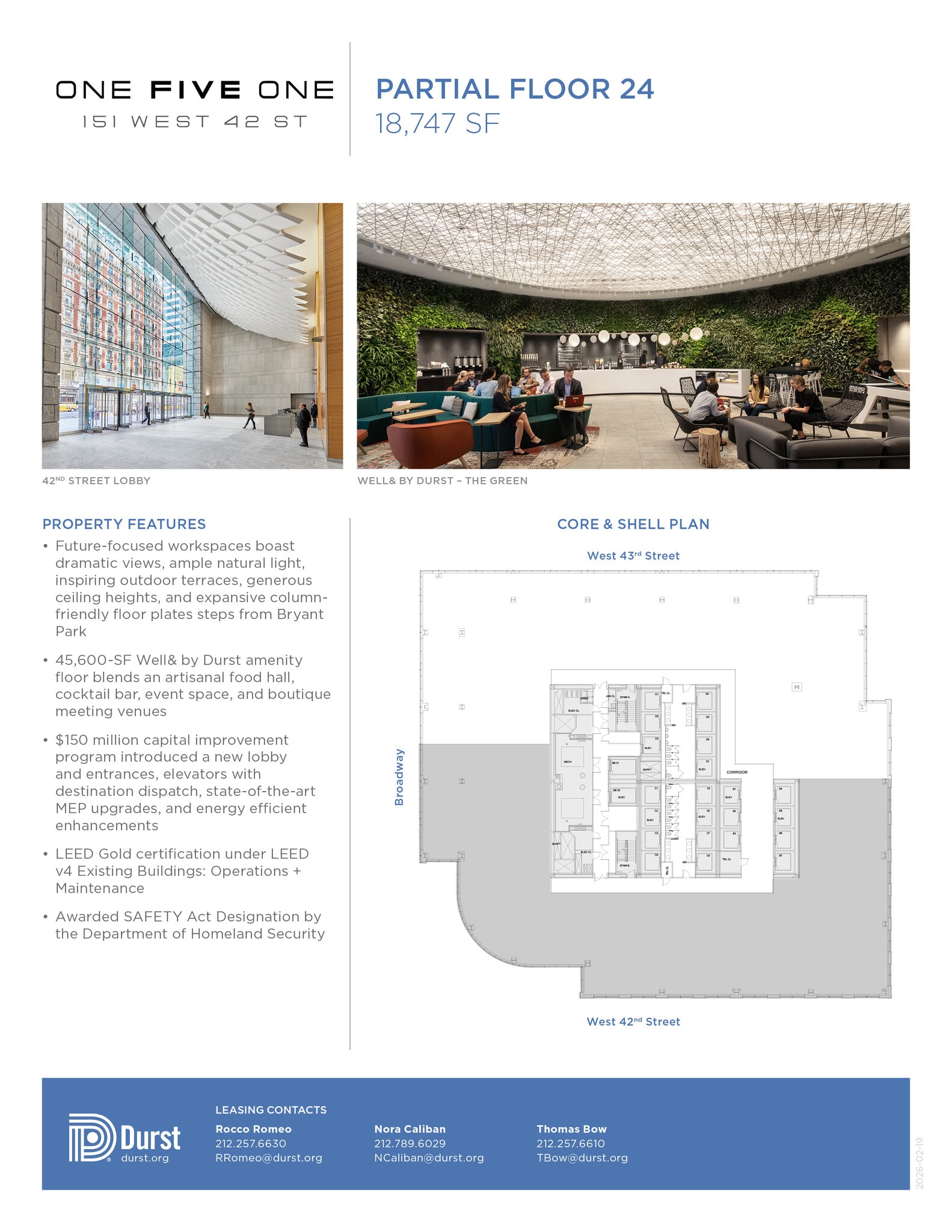 151 W 42nd St, New York, NY à louer Photo intérieure– Image 1 sur 1