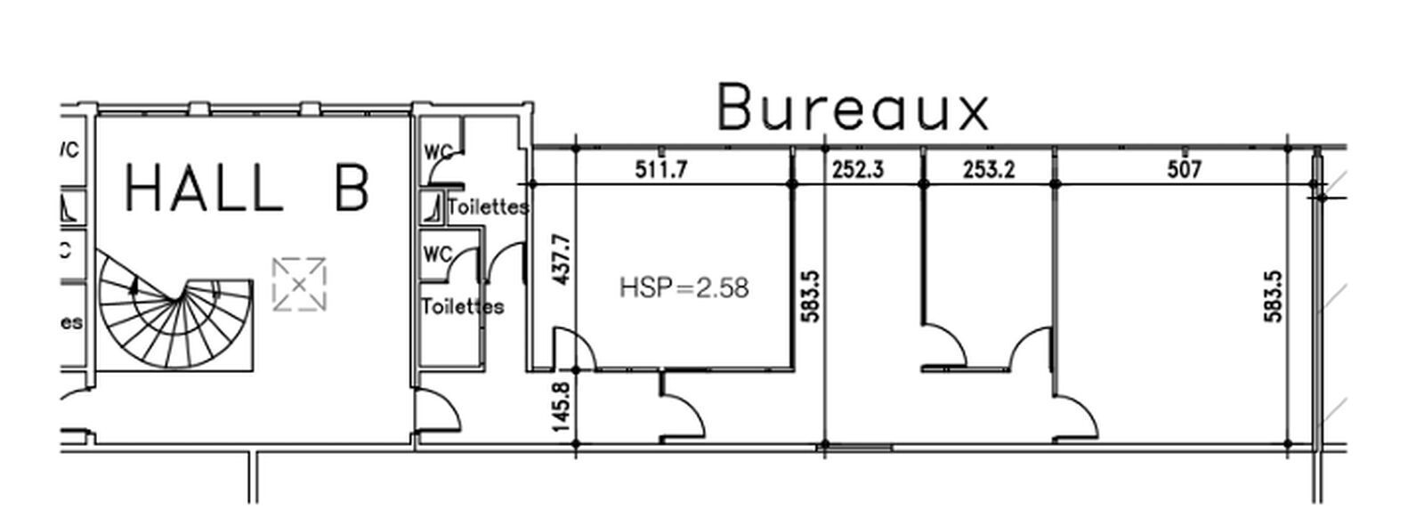 Local d’activités dans Saint Denis à louer Plan d’étage– Image 1 sur 5
