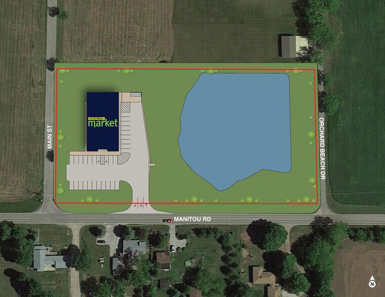 15000 Manitou Rd, Manitou Beach, MI à vendre - Plan de site – Image 2 sur 4