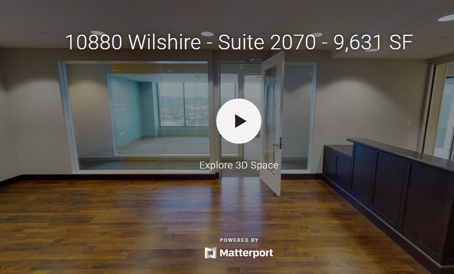 10880 Wilshire Blvd, Los Angeles, CA à louer - Numérisation 3D Matterport – Image 3 sur 27