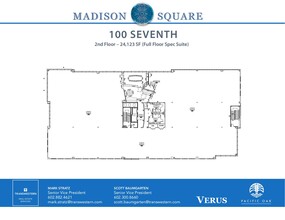 100 N 7th Ave, Phoenix, AZ à louer Plan d’étage– Image 2 sur 2