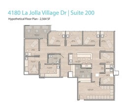 4180 La Jolla Village Dr, La Jolla, CA à louer Plan d’étage– Image 1 sur 1