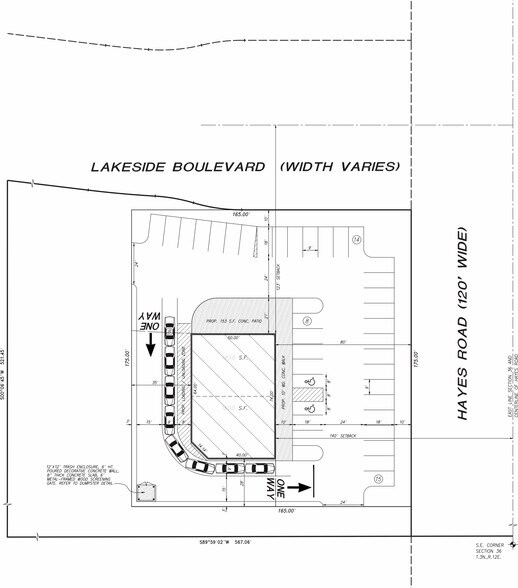 45825 Hayes Rd, Shelby Township, MI à louer - Plan de site – Image 3 sur 3