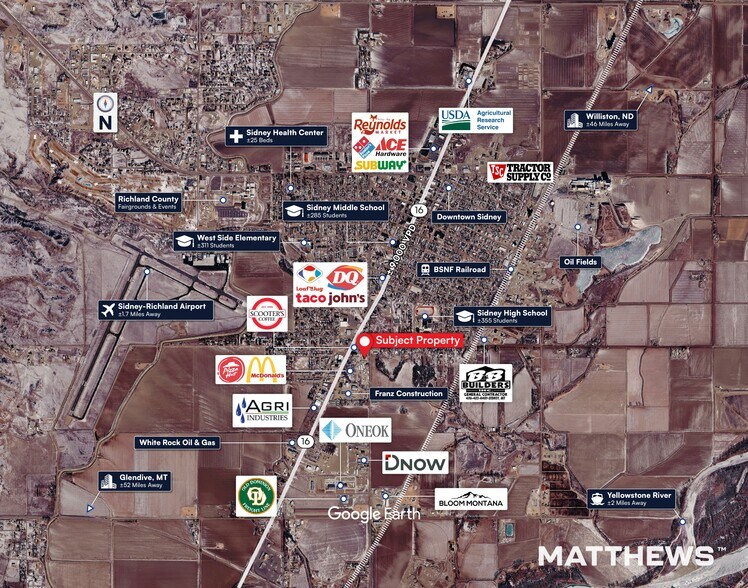 1500 S Central Ave, Sidney, MT à vendre - Photo de l’immeuble – Image 3 sur 3