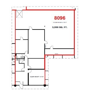 8072-8120 Rte Transcanadienne, Montréal, QC à louer Plan d’étage– Image 1 sur 1