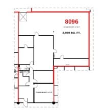 8072-8120 Rte Transcanadienne, Montréal, QC à louer Plan d’étage– Image 1 sur 1