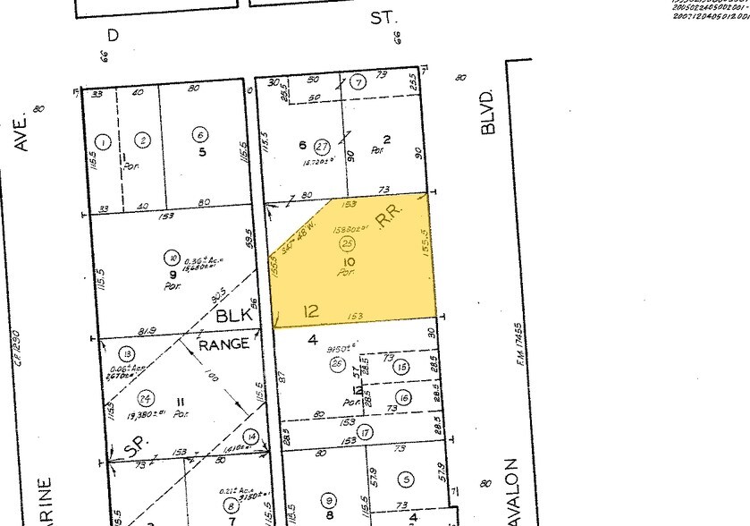 331-333 N Avalon Blvd, Wilmington, CA à louer - Plan cadastral – Image 2 sur 3