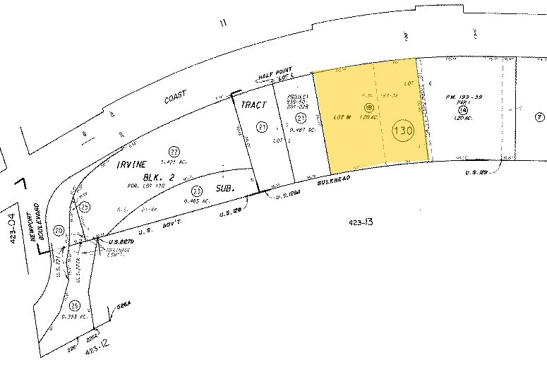 3101 W Coast Hwy, Newport Beach, CA à louer - Plan cadastral – Image 2 sur 31