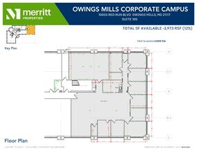 10045 Red Run Blvd, Owings Mills, MD à louer Plan d’étage– Image 1 sur 1