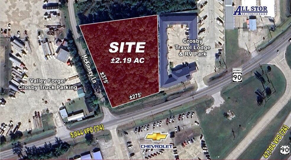 1921 Highway 90, Crosby, TX à vendre - Aérien – Image 2 sur 2