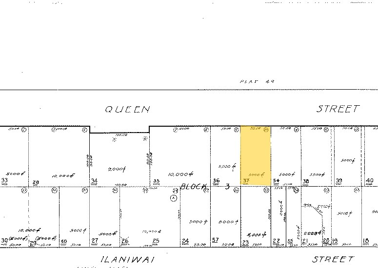 845 Queen St, Honolulu, HI à louer - Plan cadastral – Image 2 sur 16