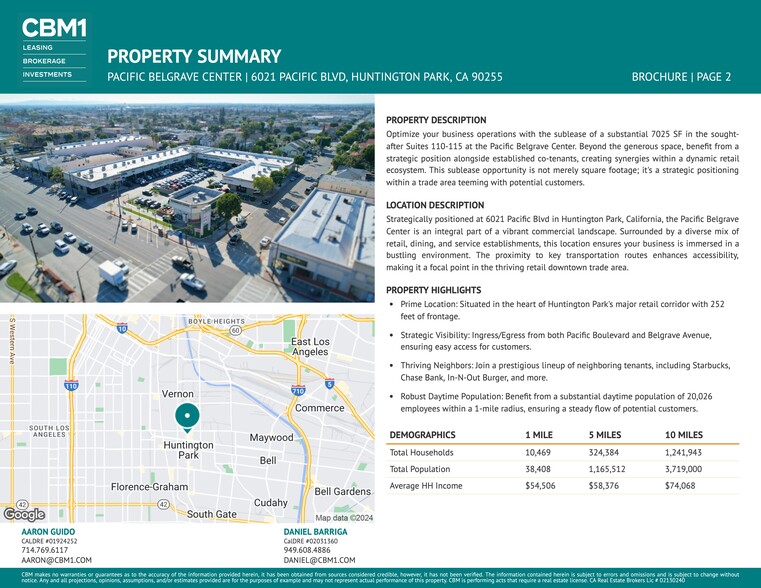 6001-6021 Pacific Blvd, Huntington Park, CA à louer - Photo de l’immeuble – Image 2 sur 10