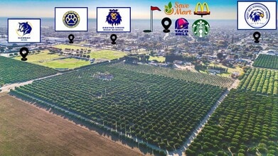 1435 Palm dr, Exeter, CA - VUE AÉRIENNE vue de carte - Image1