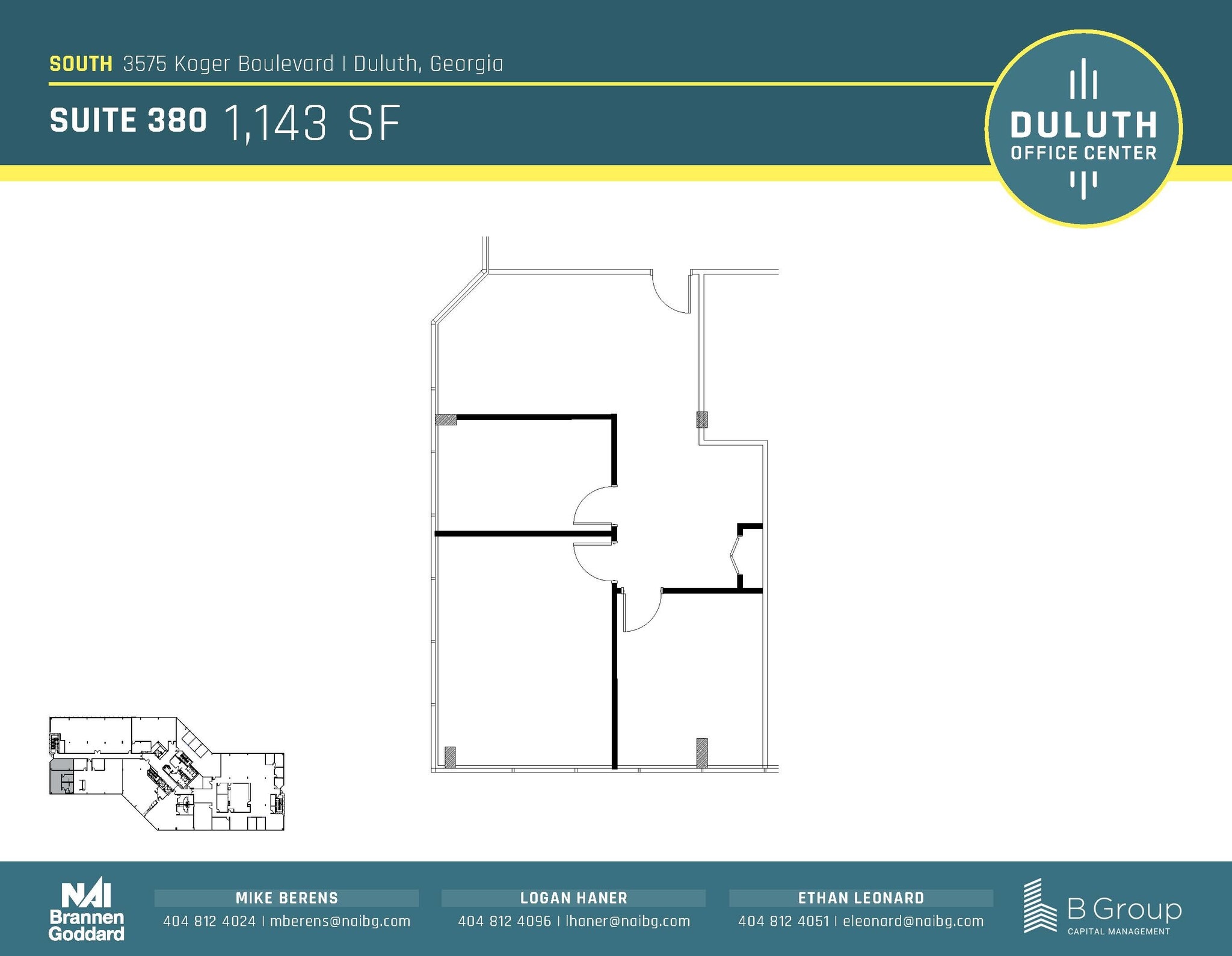 3505 Koger Blvd, Duluth, GA à louer Plan d’étage– Image 1 sur 1