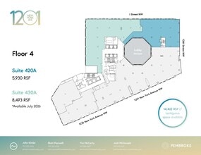 1201 New York Ave NW, Washington, DC à louer Plan d’étage– Image 1 sur 1