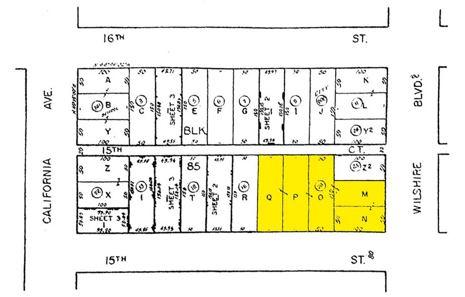 1501 Wilshire Blvd, Santa Monica, CA à vendre - Plan cadastral – Image 2 sur 6