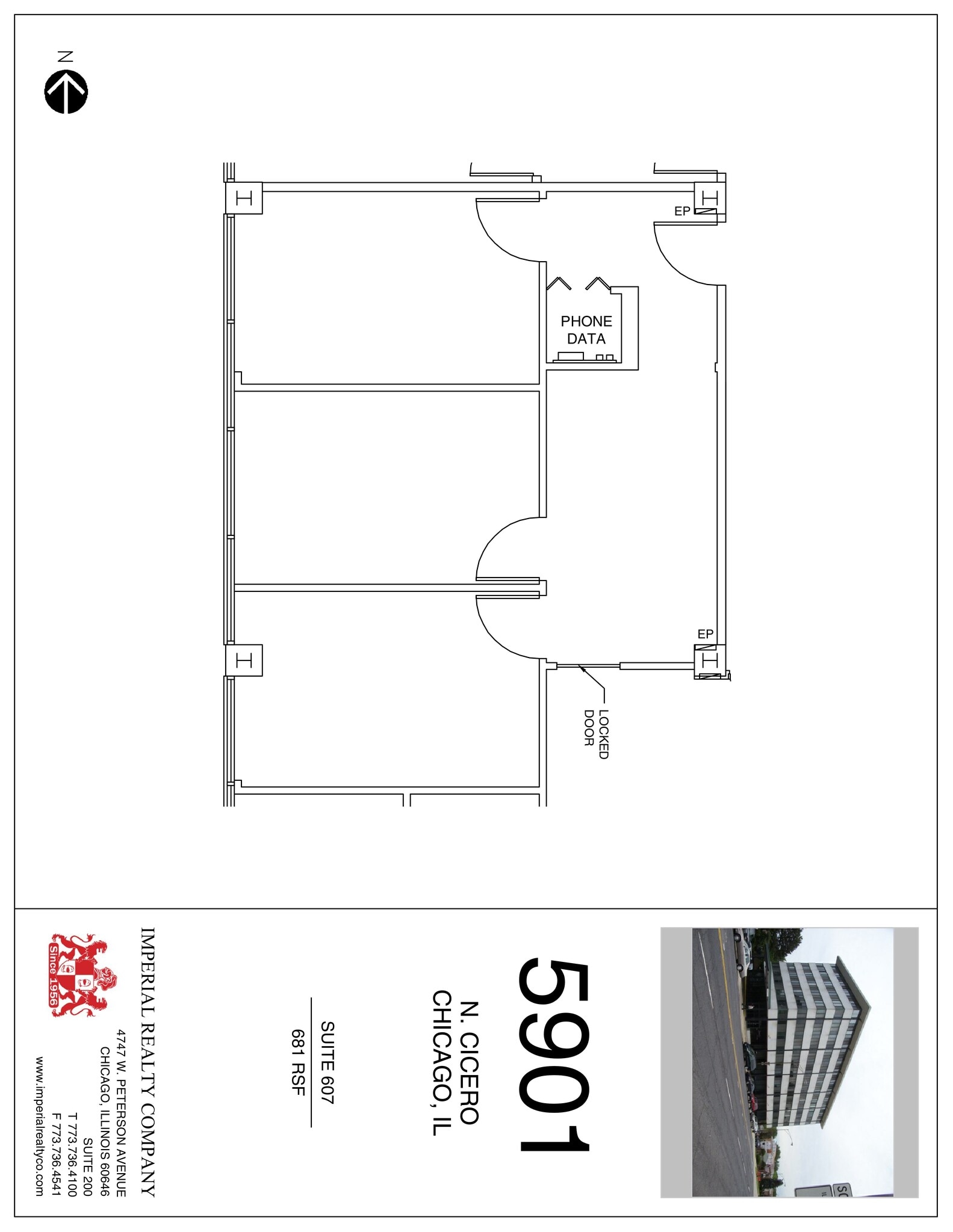 5901 N Cicero Ave, Chicago, IL à louer Plan de site– Image 1 sur 1