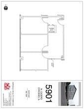 5901 N Cicero Ave, Chicago, IL à louer Plan de site– Image 1 sur 1