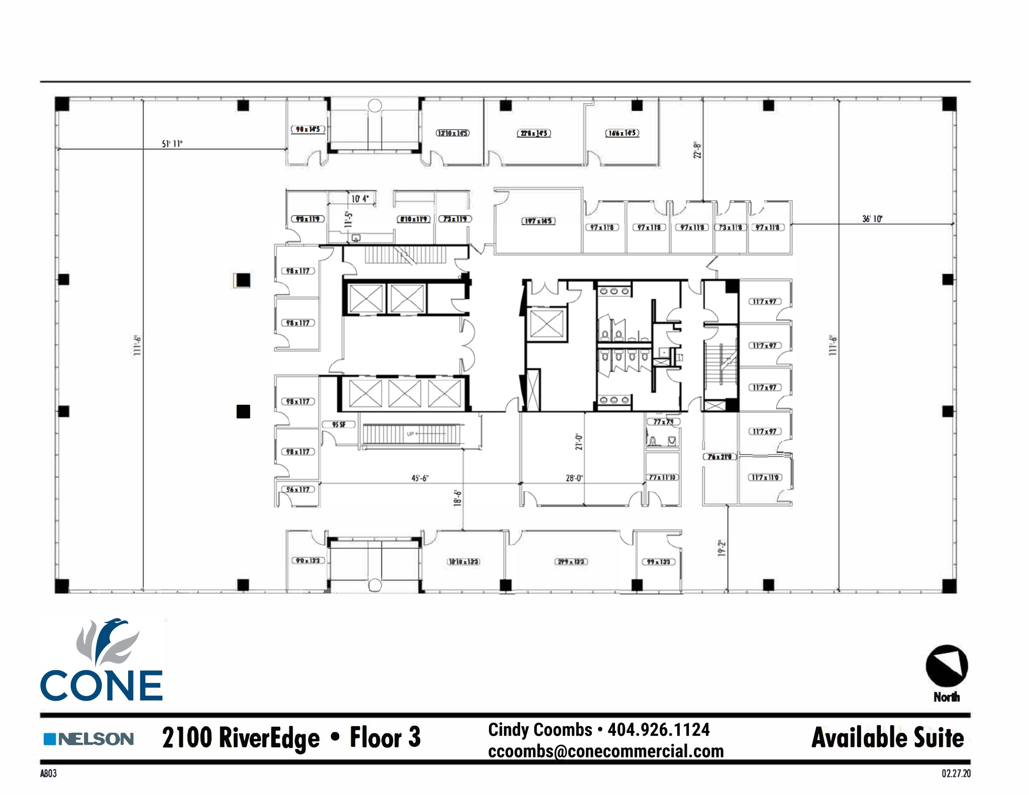 2100 Riveredge Pky NW, Atlanta, GA à louer Plan d’étage– Image 1 sur 1