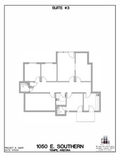 1050 E Southern Ave, Tempe, AZ à louer Plan d’étage– Image 1 sur 1