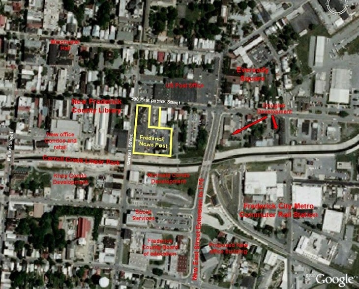20 S Carroll St, Frederick, MD à louer - Aérien – Image 3 sur 5