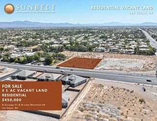 Plus de détails pour 4850 Durango dr, Las Vegas, NV - Terrain à vendre