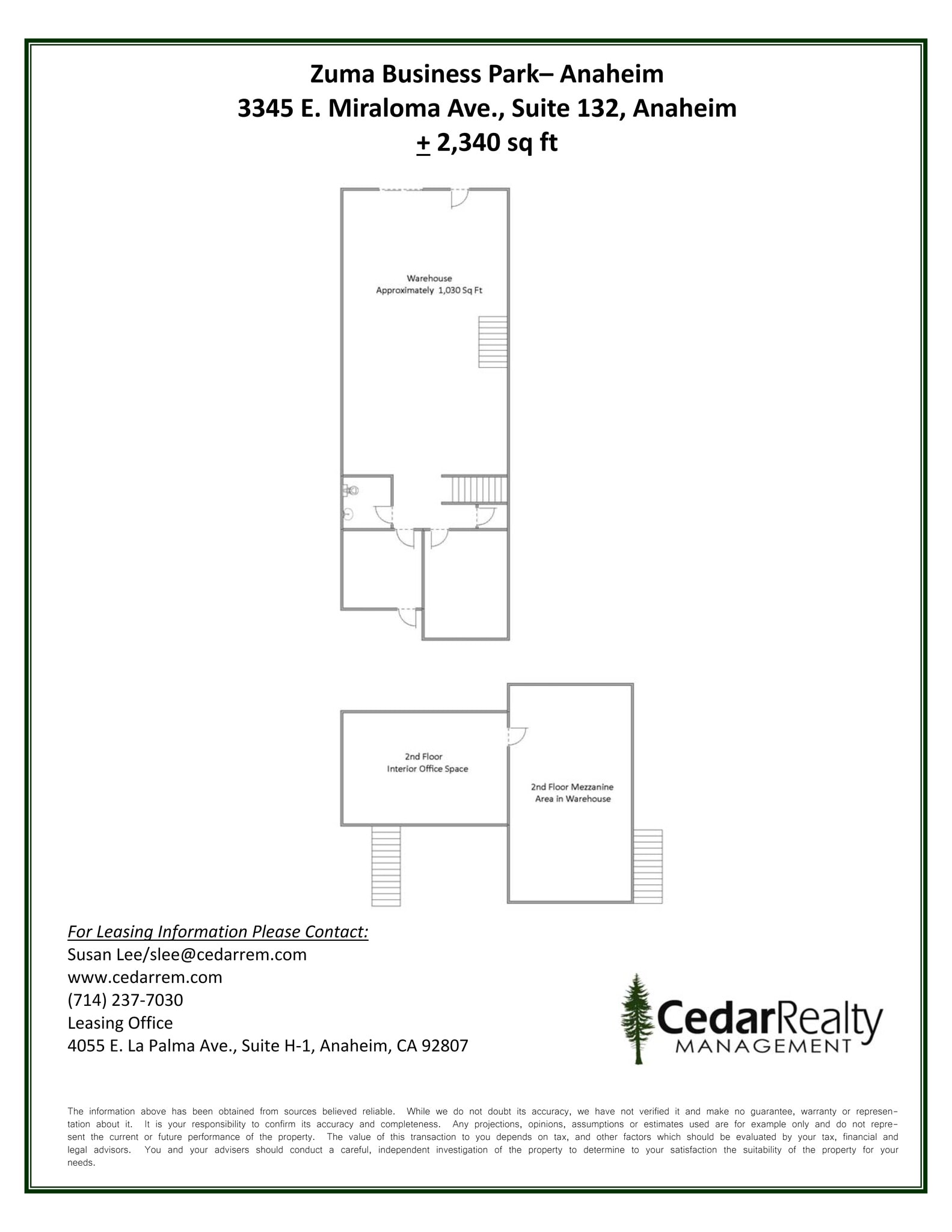 3345 Miraloma Ave, Anaheim, CA à louer Plan de site– Image 1 sur 1