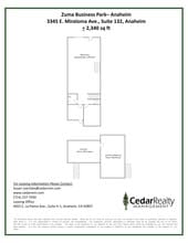 3345 Miraloma Ave, Anaheim, CA à louer Plan de site– Image 1 sur 1