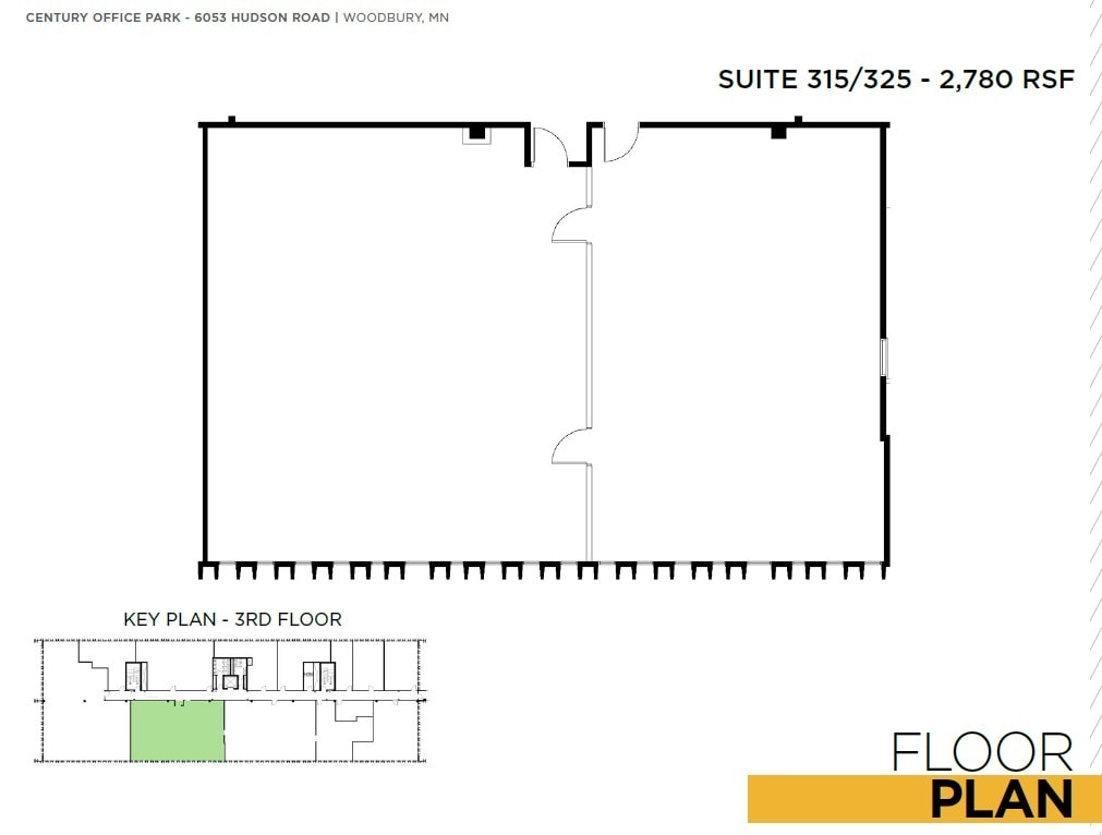 6043 Hudson Rd, Woodbury, MN à louer Plan d’étage– Image 1 sur 1