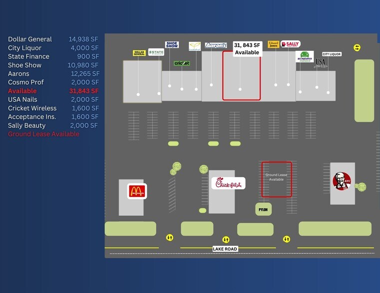 2650 Lake Rd, Dyersburg, TN à louer - Photo de l’immeuble – Image 2 sur 4