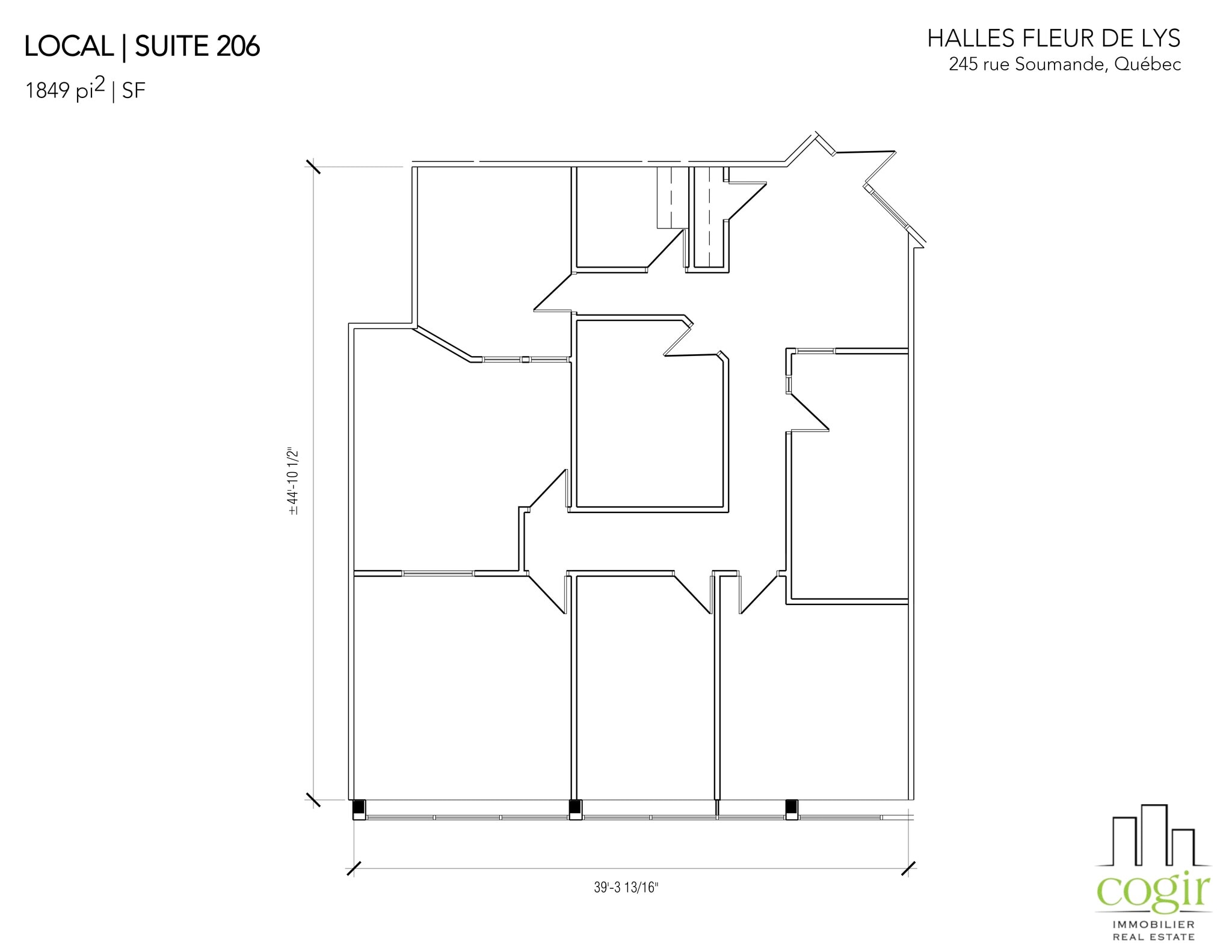 245 Rue Soumande, Québec, QC à louer Plan de site– Image 1 sur 1