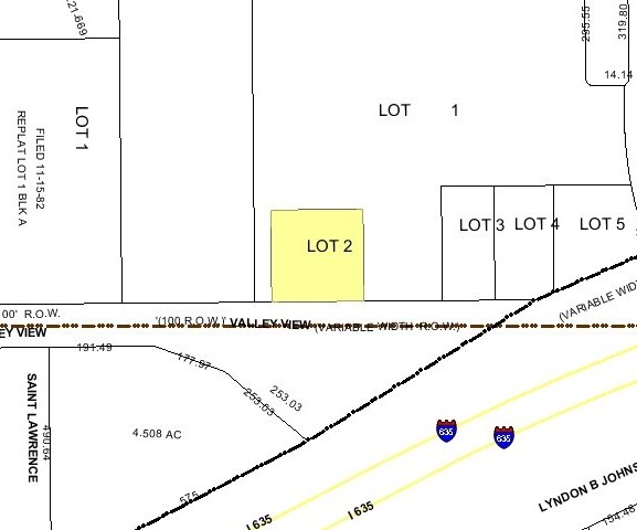 4141 Lyndon B Johnson Fwy, Farmers Branch, TX à louer - Plan cadastral – Image 3 sur 3