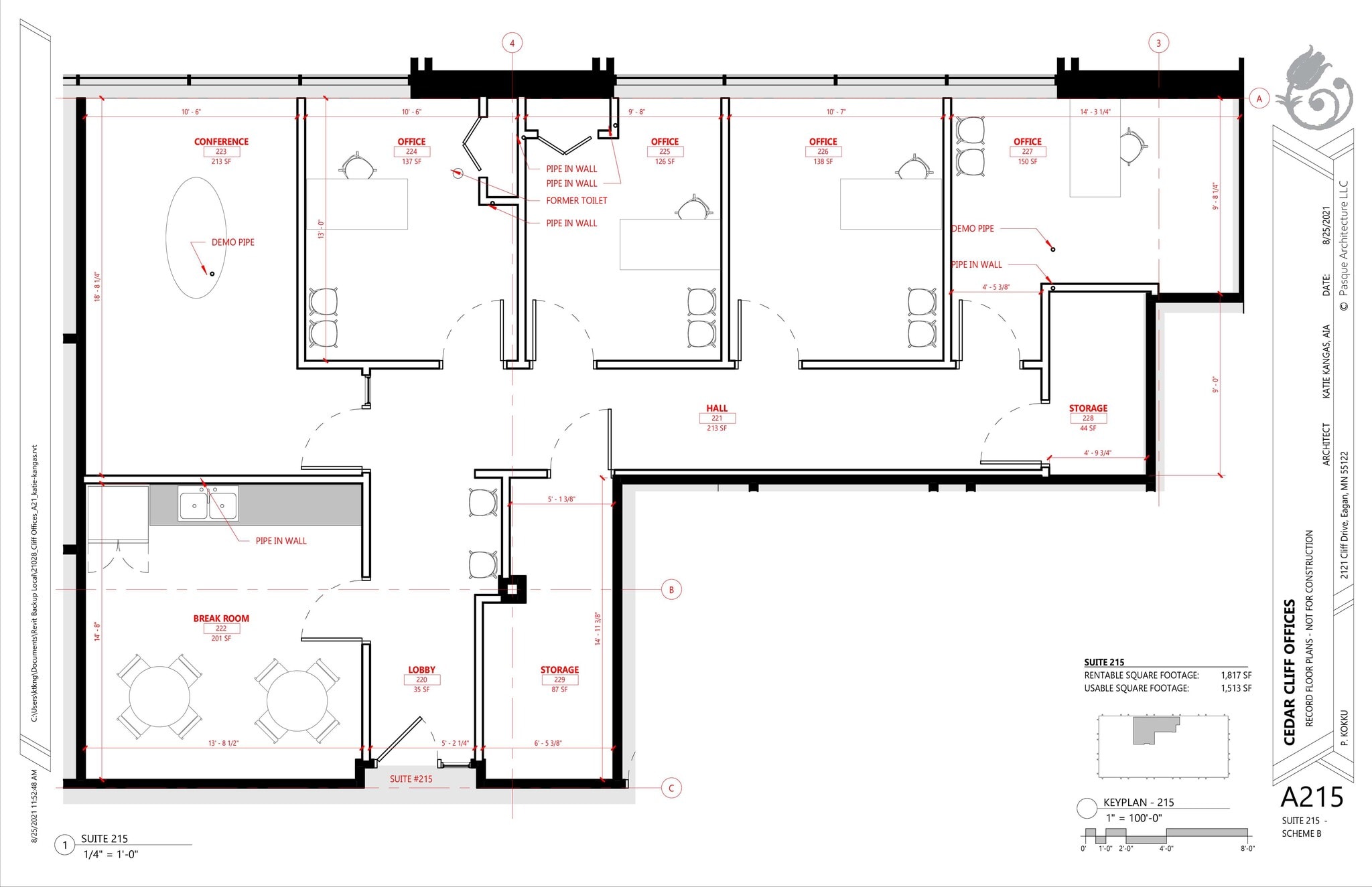 2121 Cliff Dr, Eagan, MN à louer Plan d’étage– Image 1 sur 1